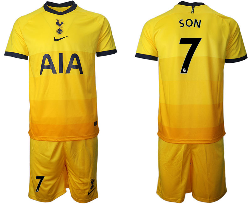 Men 2021 Tottenham Hotspur away #7 soccer jerseys->tottenham jersey->Soccer Club Jersey
